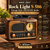 Vintage Style AM/FM/SW Radio with Analog Clock