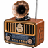 Retro Radio  with Gramophone Style Horn