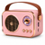 Retro Bluetooth Speaker with Mini Wireless Mic