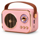 Retro Bluetooth Speaker with Mini Wireless Mic