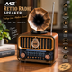 Retro Radio  with Gramophone Style Horn