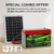 12V 10W Solar Panel Kit with 12V 8Ah Lithium Battery