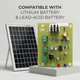 10W 12V Solar Panel Kit with 5A PCB Charge Controller
