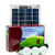 KLTRON Solar Home Lighting System 10W Solar Panel | 3 LED Bulbs with 5m Cable | 8-10 Hr Backup | 12V LiFePO4 Battery