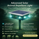 Careway® Solar-Powered Advanced Animal Repellent System